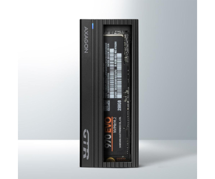 Akcesoria do dysków AXAGON EEM2-GTR Obudowa zewnętrzna aluminiowa, USB-C 3.2 GEN 2 M.2 NVMe SSD